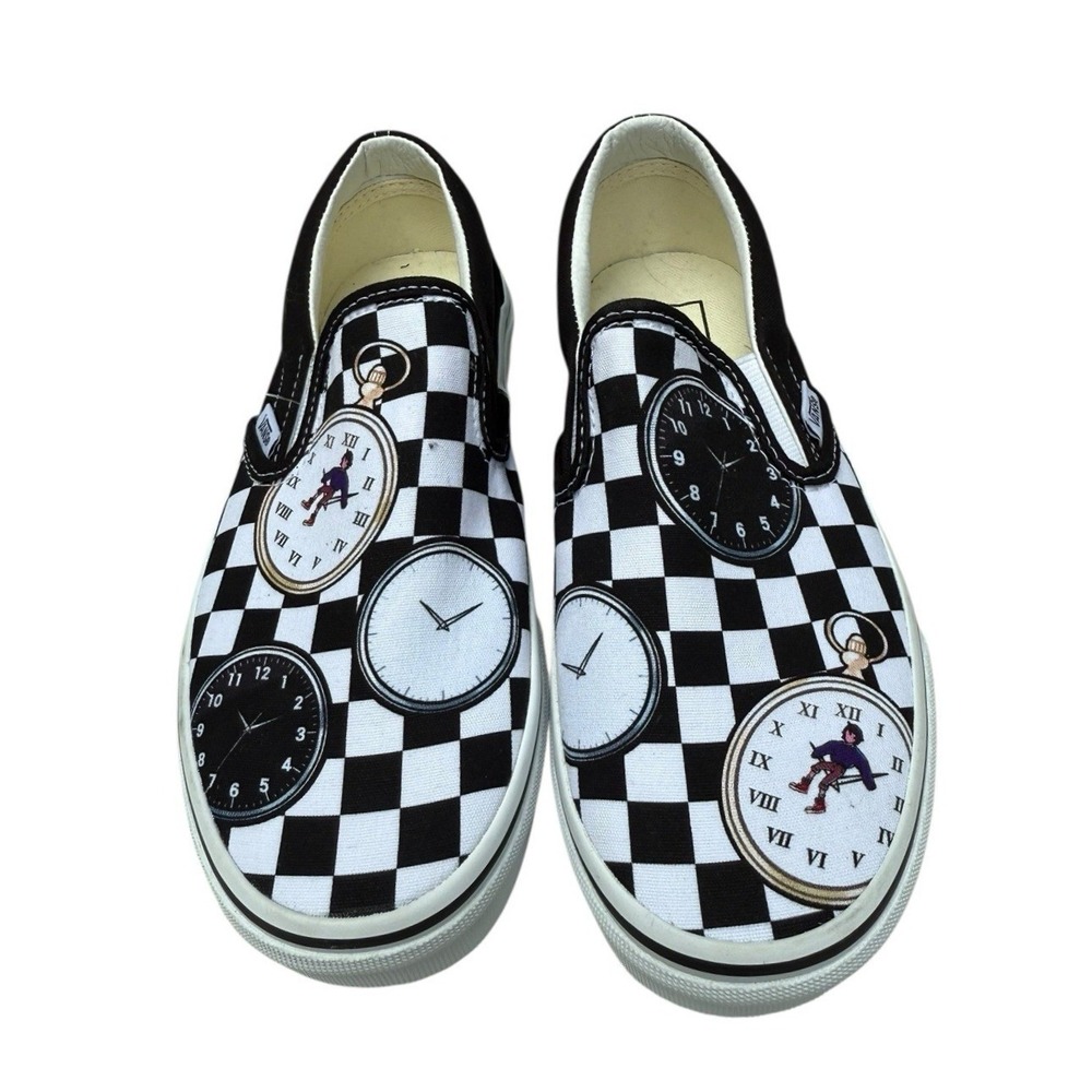 VANS x Karl Jacobs Slip On Skate Shoe M/Y 5 W 6.5 Time Traveler Tale Graphic NEW